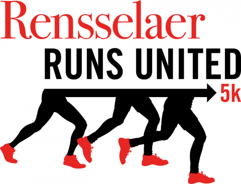 Logo for the Rensselaer Runs United Way 5k