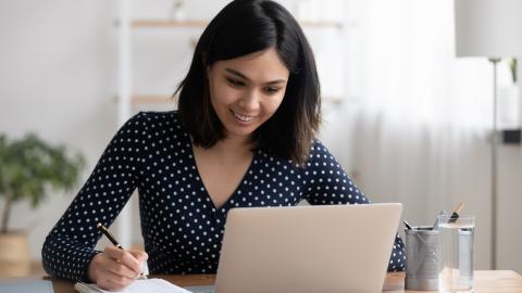 Person on the computer