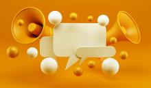 Communication with thought bubbles