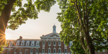 Picture of RPI Campus Building with trees in front 